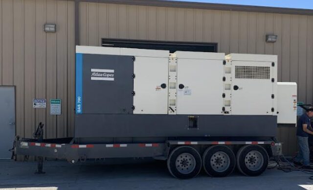 Atlas Copco QAS700VD Trailer Mounted Diesel Generator